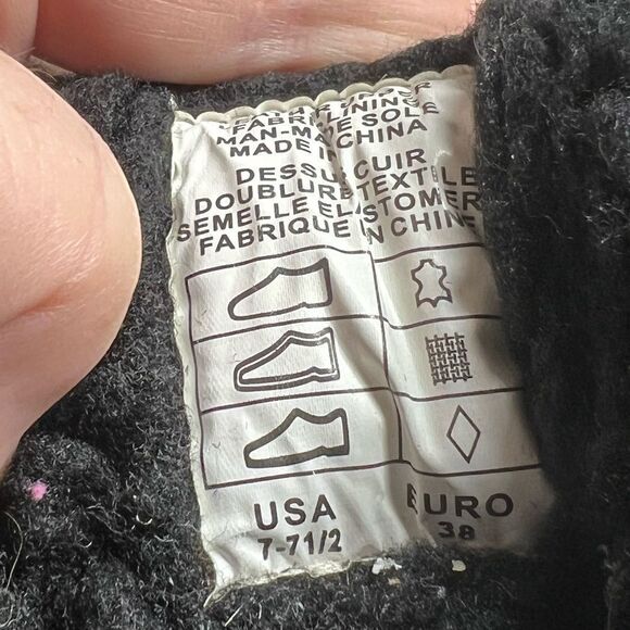 Pajar Women's Boots Black Leather Insulated Waterproof Winter Bootie US 7 - Picture 8 of 10